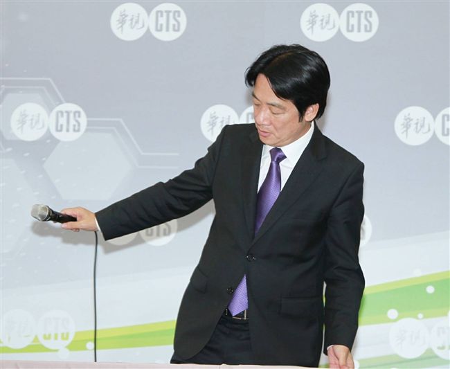 民進黨總統初選政見會後記者會,賴清德,（圖／記者邱榮吉攝影）
