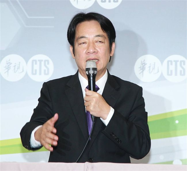 民進黨總統初選政見會後記者會,賴清德,（圖／記者邱榮吉攝影）
