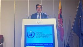 遭中國打壓！彭啟明參加世界氣象大會　突被粗魯拔名牌
圖／翻攝自氣象達人彭啟明臉書