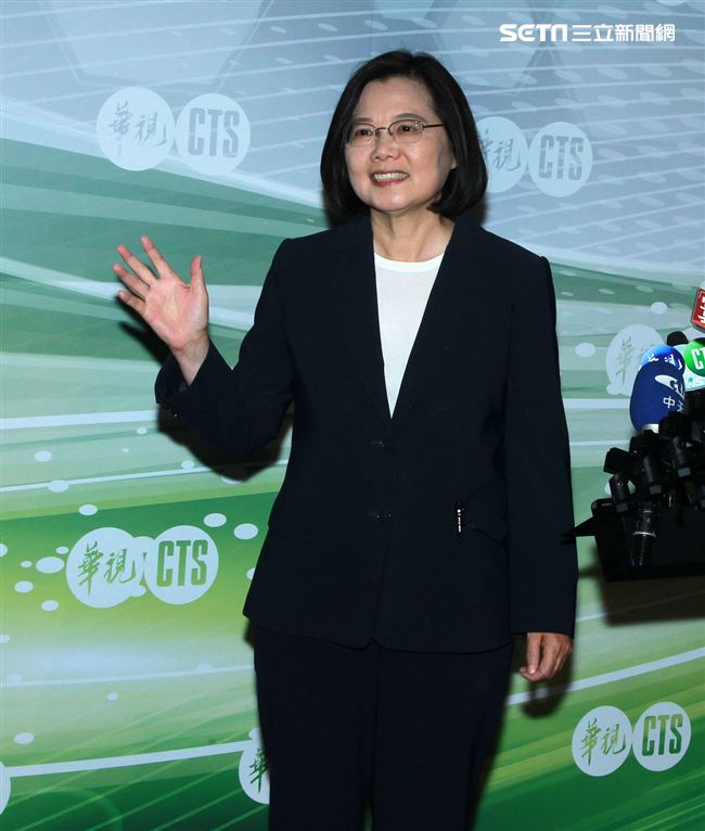 民進黨2020總統參選人賴蔡英文參加政見發表會。（記者邱榮吉/攝影）