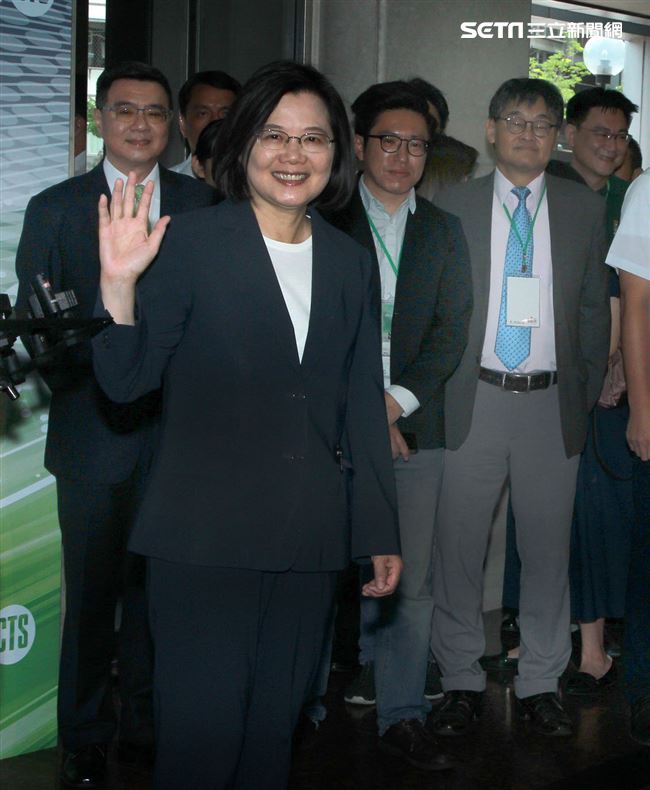 民進黨2020總統參選人賴蔡英文參加政見發表會。（記者邱榮吉/攝影）