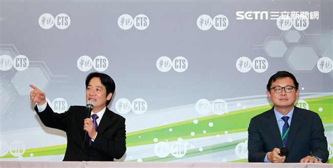 民進黨2020總統初選政見賴清德於結論時表示：一加一大於二由誰代表。（記者邱榮吉/攝影）