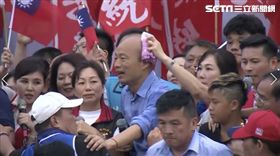 韓國瑜,李佳芬,花蓮造勢,進場,上台