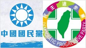 國民黨,民進黨,組合圖