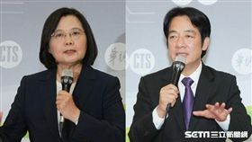 蔡英文與賴清德　圖／記者邱榮吉攝影