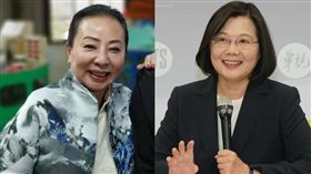 張花冠,蔡英文 圖/張花冠臉書,邱榮吉攝影