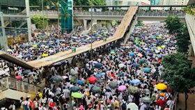 香港大遊行（圖／翻攝自全球集氣反送中 Global Solidarity with Hong Kong授權提供）