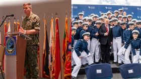 我國海軍陸戰隊旗幟　現身美軍印太司令部（圖／翻攝自美國國防部官網、IG）