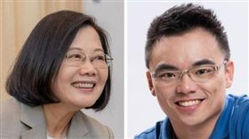 小英「國軍過去和國黨一起」挨嗆！網友轟洪孟楷：你瞎了？（合成圖／翻攝自蔡英文、洪孟楷臉書）