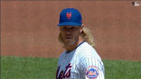  ▲『雷神』辛德加（Noah Syndergaard）先發7局飆7K僅被打1支安打。（圖／翻攝自MLB官網）