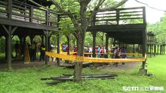 觀景平台坍塌「人壓人」　疑白蟻釀禍