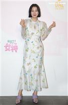 韓國美妝前線節目「get it beauty」超模主持人張允珠，來台錄製美妝節目。（記者邱榮吉/攝影）