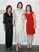 韓國美妝前線節目「get it beauty」超模主持人張允珠，來台錄製美妝節目。（記者邱榮吉/攝影）