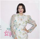 韓國美妝前線節目「get it beauty」超模主持人張允珠，來台錄製美妝節目。（記者邱榮吉/攝影）