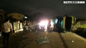 阿羅哈衝出國道　3死13人輕重傷