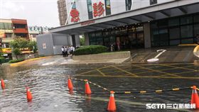 員林基督教醫院外淹水
