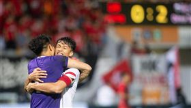 ▲中華男足在旺角大球場戰勝香港。（圖／香港足總提供）