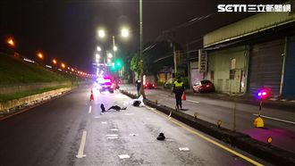 騎車摔飛對向車道　少年遭輾爆頭亡