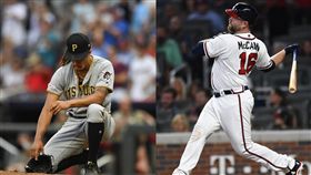 ▲勇士單局2次『背靠背』開轟，阿契（Chris Archer）低頭不語。（圖／美聯社／達志影像）