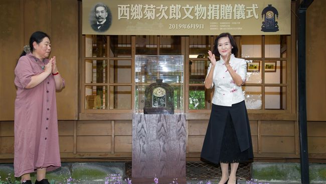 日治宜蘭廳長後代捐掛鐘　促台日交流
