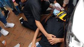 香港民眾頭部中槍,反送中,逃犯條例　圖／讀者提供