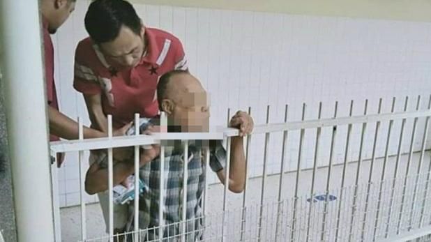7旬老翁暈倒…鐵架插入頸地上滿鮮血