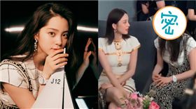 歐陽娜娜側臉被古力娜扎打趴。（圖／微博）