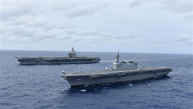 美日出動4艦　南海舉行3天聯合演習
