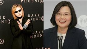 蔡英文　日本天團「X JAPAN」團長YOSHIKI　臉書、IG
