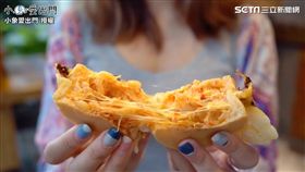 用料超海派車輪餅。