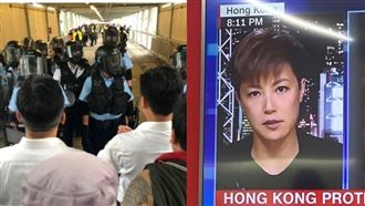 第一線抵擋部隊！何韻詩肉身保護港民