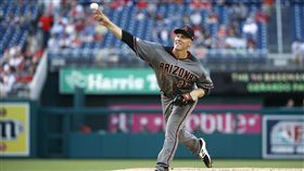 ▲葛蘭基（Zack Greinke）戰國民前6局投出無安打比賽。（圖／美聯社／達志影像）