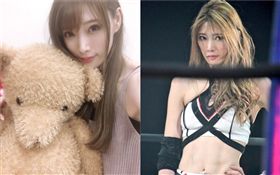 赤井沙希,林志玲,摔角,日本（圖／翻攝自赤井沙希推特）