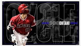 大谷翔平完全打擊。（圖／翻攝自MLB推特）