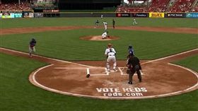 ▲安德魯斯盜本壘。（圖／取自美國職棒畫面）