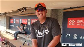 統一獅新秀姚雨翔。（圖／記者王怡翔攝影）