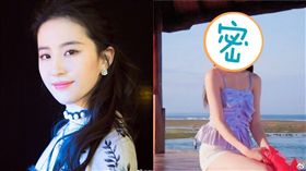 劉亦菲19歲舊照。（圖／微博）