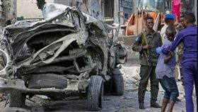 索馬利亞,汽車炸彈,青年黨,死傷。（圖／翻攝自Horn24推特）