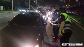 台中警「重兵」取締酒駕／翻攝畫面