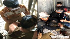 台中抓到9名非法移工／翻攝畫面