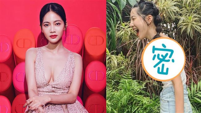 撐爆白T！曾之喬一轉身渾圓繃乳現形