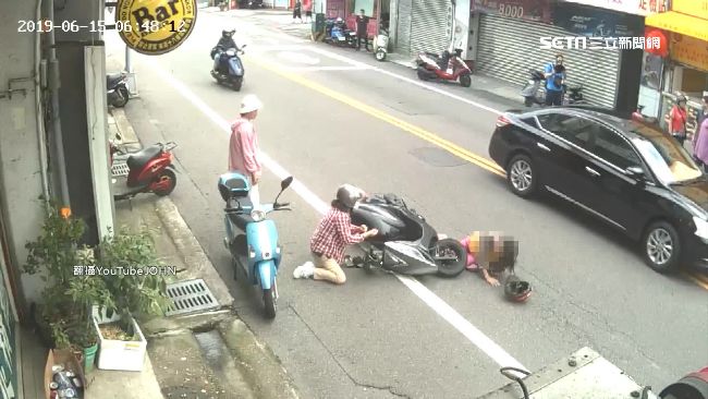 闖越馬路遭撞飛　畫面曝光網友全歪樓