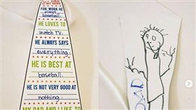 ▲陳偉殷收到兒子的父親節卡。（圖／取自陳偉殷臉書粉絲團）