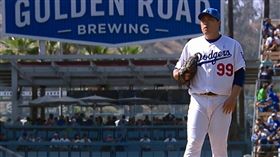 ▲柳賢振精彩好投。（圖／取自美國職棒比賽畫面）