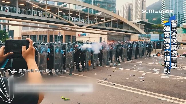 空拍超震撼！直擊香港反送中警民對峙