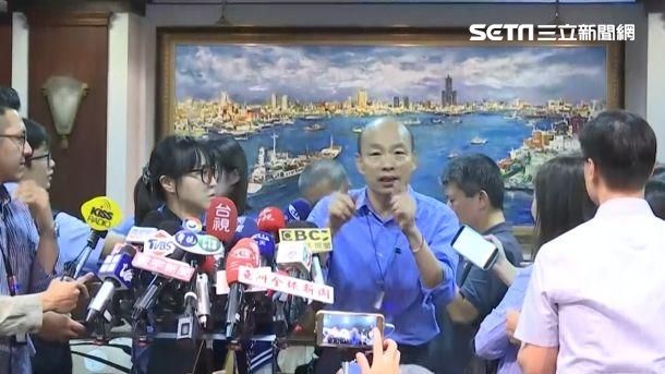 國政團密訓中　韓國瑜「14字」回應