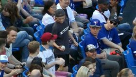 ▲大谷翔平的界外球。（圖／取自美國職棒官網影片）