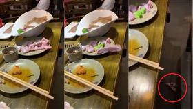 影／恐怖慎入！肉逃出盤子「爬行5秒」女客慘叫　影片嚇瘋網
