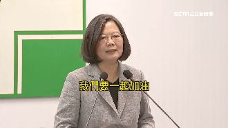 民進黨正式提名！小英：明年一定當選