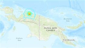 深夜地牛翻身，印尼東部6.3地震。（圖／美國地質調查局）